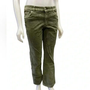 Bum Equipment Vintage Corduroy  Olive Bootcut Pants Size 10